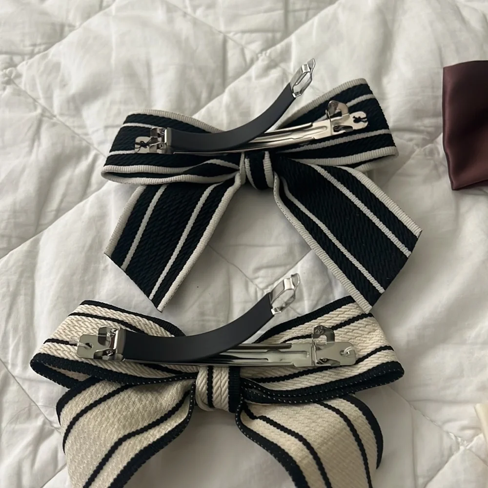 Elegant Hair Bow Hair Clip LOT of five bows - Picture 10 of 16